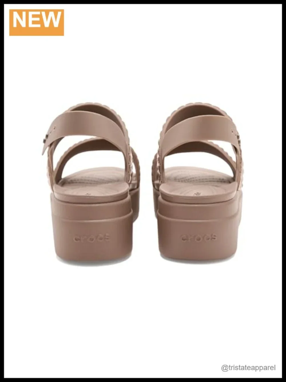 Wedge Sandals with Literide Foam Platform Wedge Heel Buckle Closure